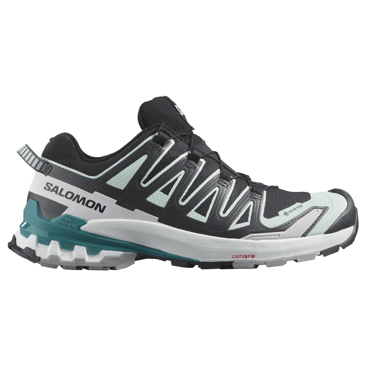 Salomon Women s XA Pro 3D V9 Gore tex Shoe Black Bleached Aqua