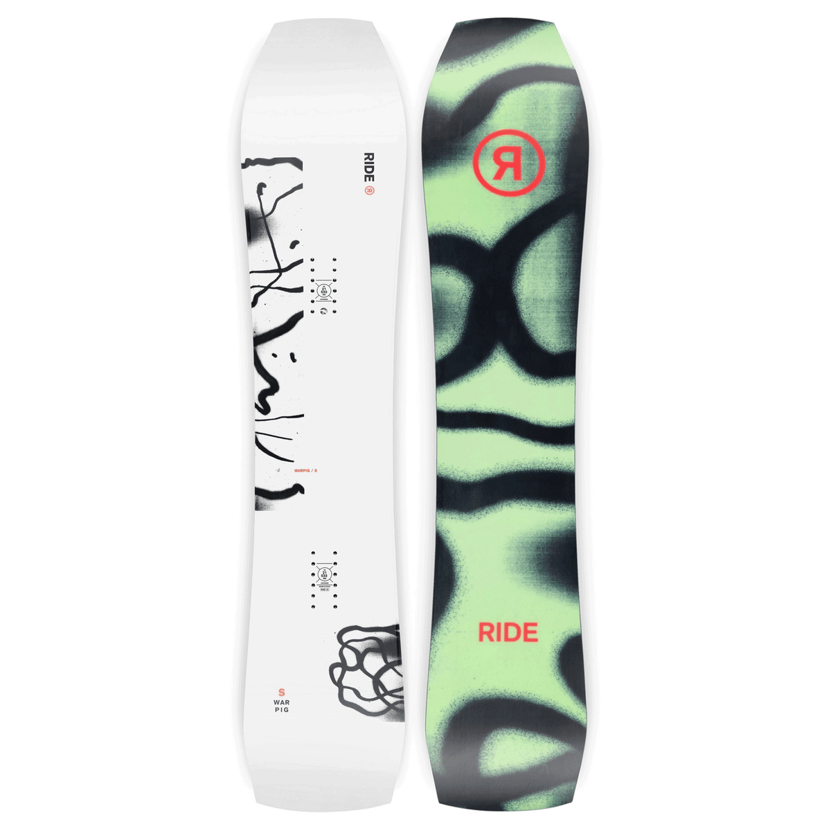 RIDE warpig M 151 23-24 保証書あり Ride Warpig Snowboard 2024 – Pacific Boarder