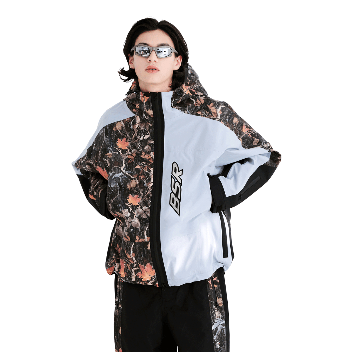 スノーボード BSR HOODED 3L SEAM SEALING JACKET Bsrabbit BSR Hooded 3L Seam Sealing Jacket 2025 Multi – Pacific