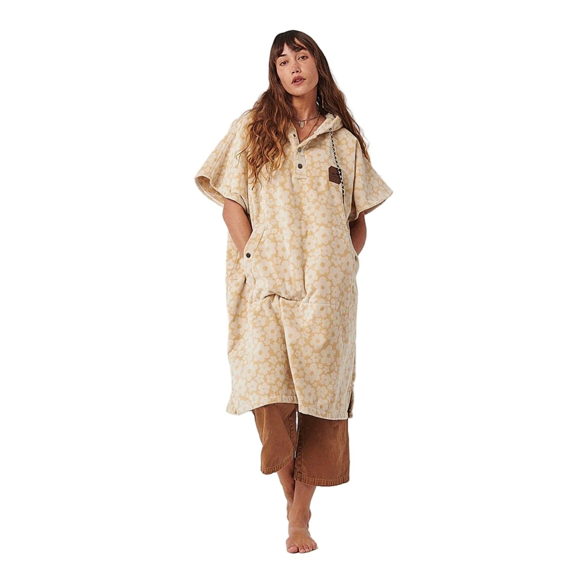 Slowtide Ginny Extra-Warm Poncho Guava