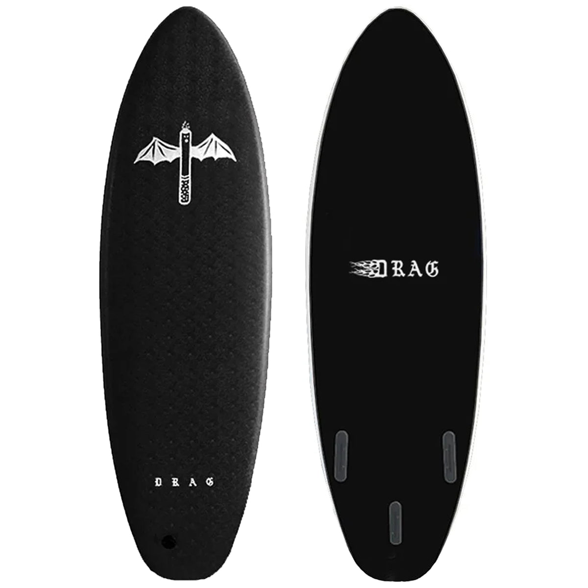 Drag Dart Thruster Round Tail Soft Surfboard 6'6