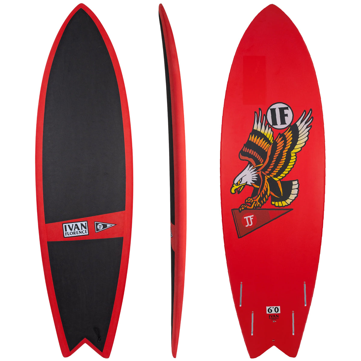 JJF by Pyzel Ivan Florence Fish Soft Top Surfboard 6'0