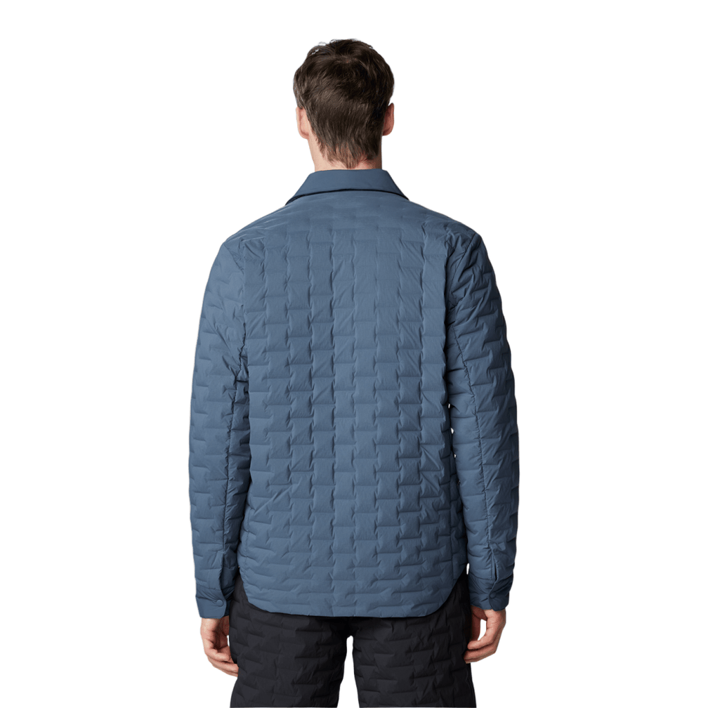 Mountain Hardwear Men's Stretchdown Light Shacket 2026 Moon Blue - Pacific Boarder