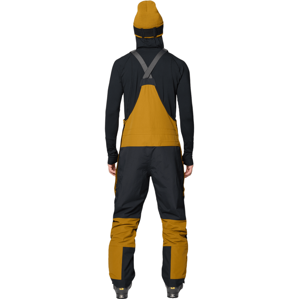 Mountain Hardwear Men's First Tracks Bib 2026 Olive Gold/Black - Pacific Boarder