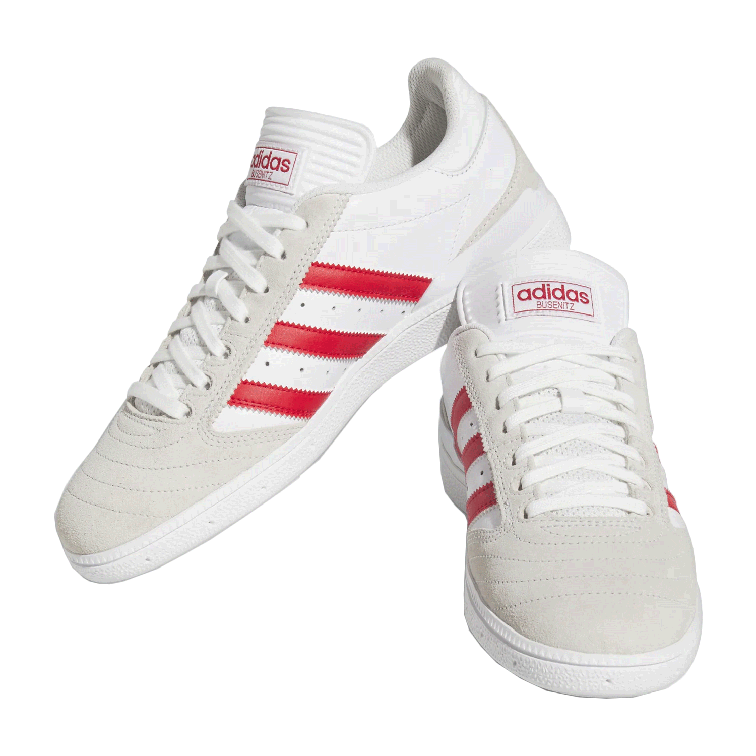 Adidas Men s Busenitz Shoes Cloud White Better Scarlet Gold