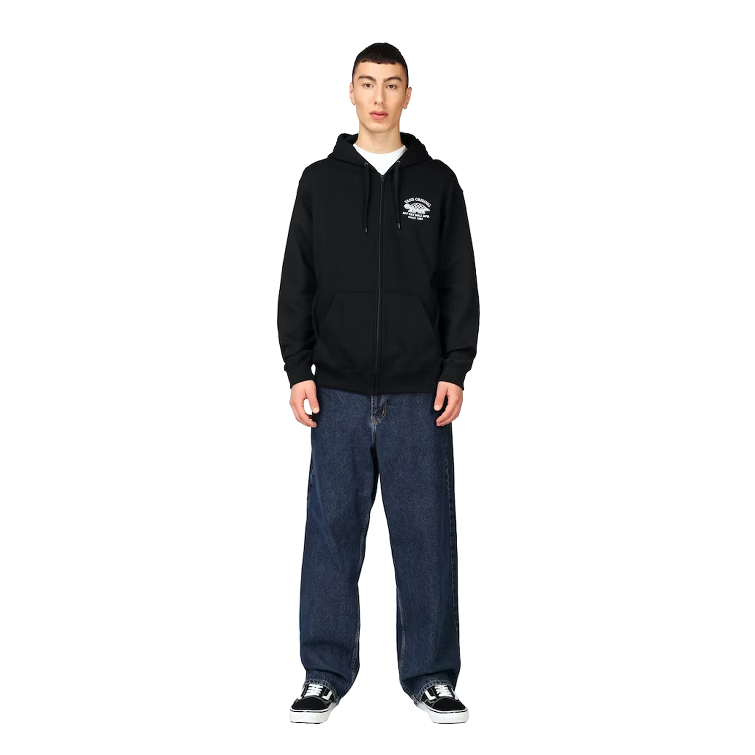 Vans Men's Speed Racer Full Zip Hoodie Black – Pacific Boarder