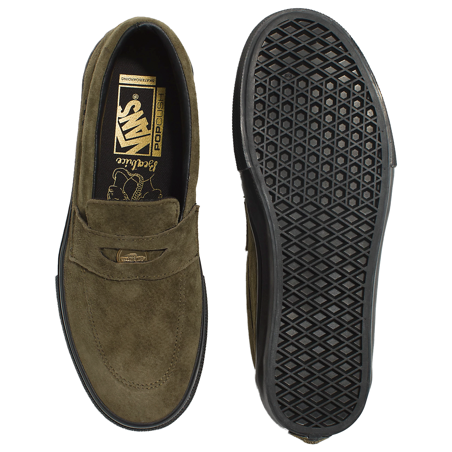 Vans Men's Skate Style 53 Shoe Dark Olive – Pacific Boarder Vans Men's Skate Style 53 Shoe Dark Olive – Pacific Boarder
