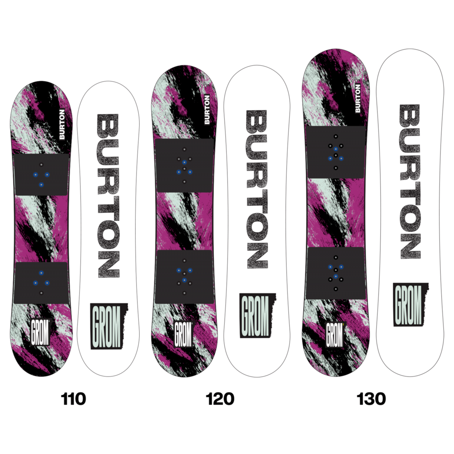 burton girls snowboard Burton Kids Grom Snowboard 2027 Purple/Teal – Pacific Boarder
