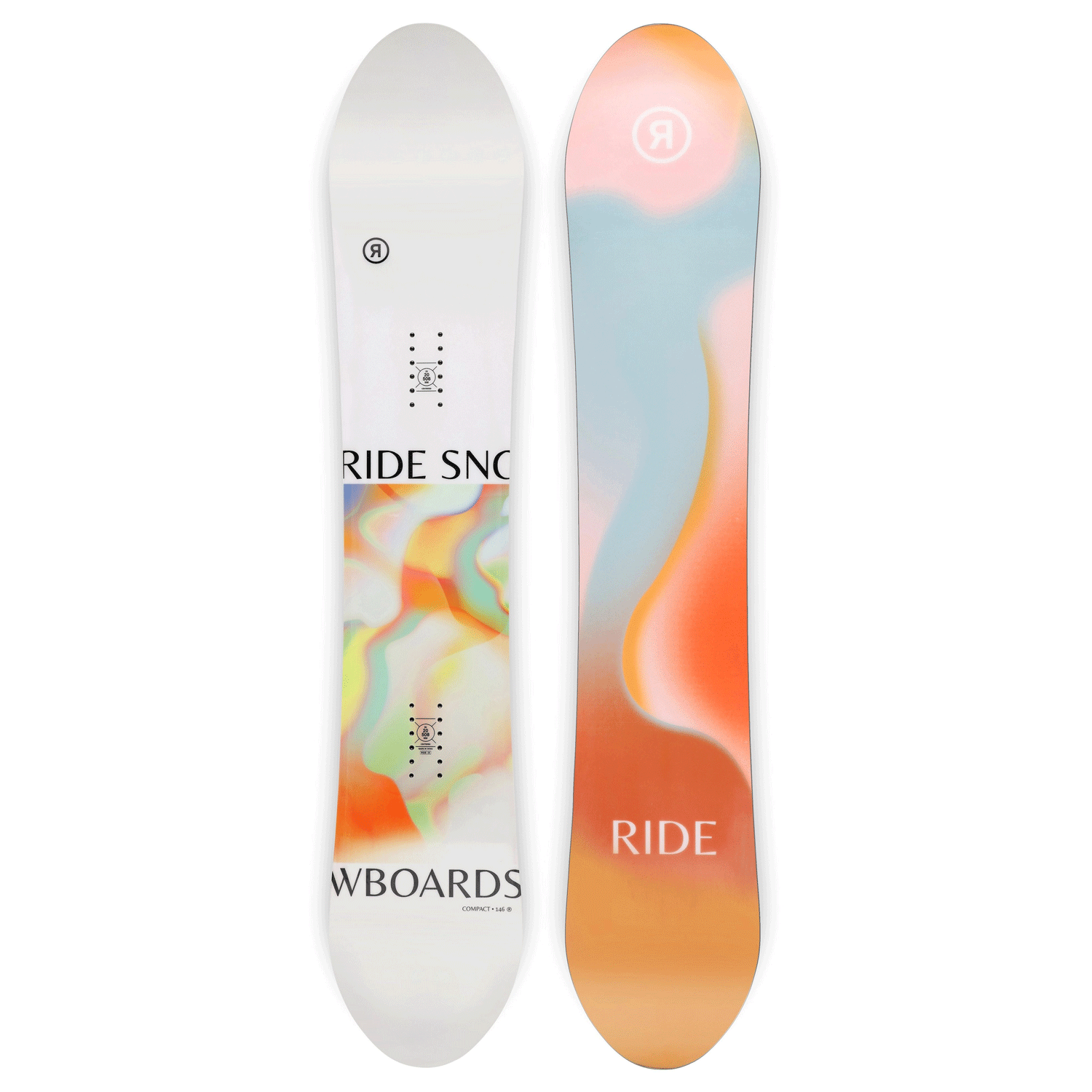 ride compact snowboard 2024 Women's Model:GRPJS66MA 6'6