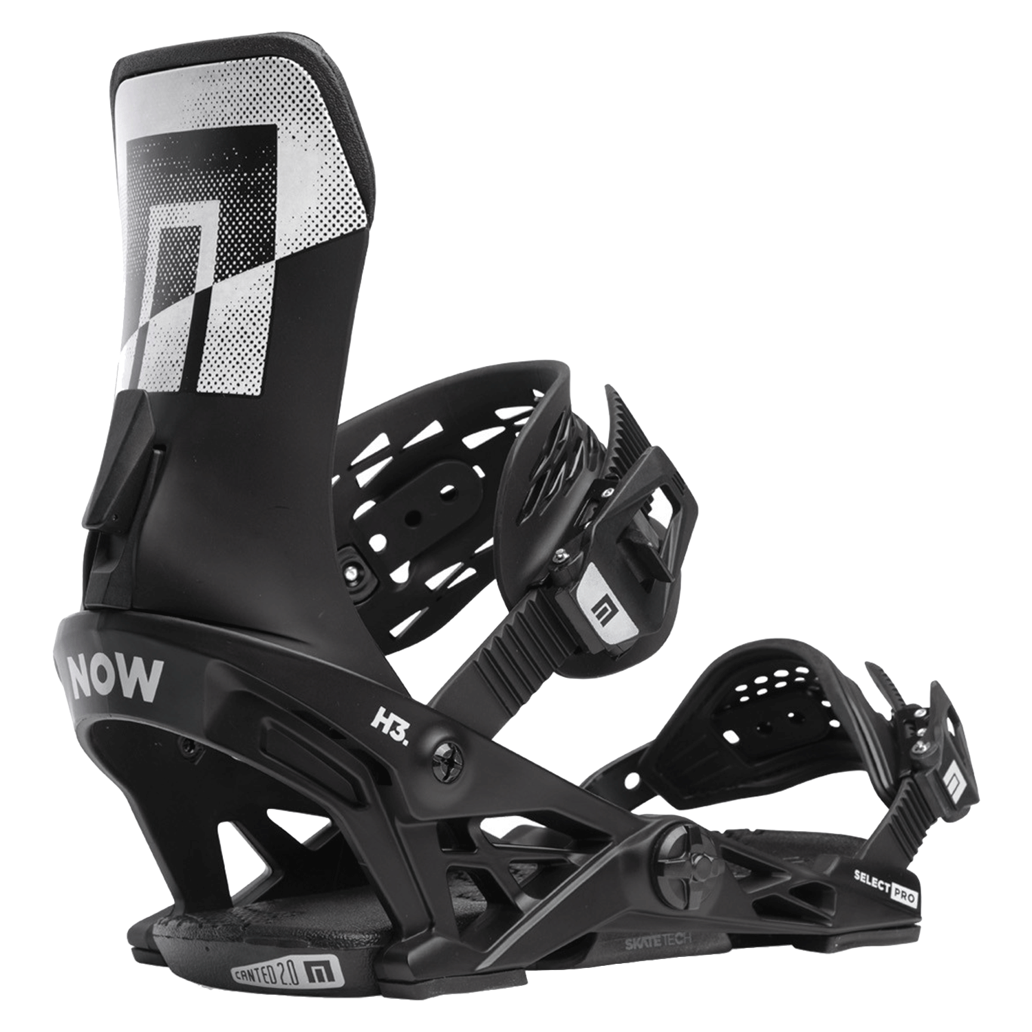 NOW BINDING 【select pro】　Sサイズ Now Men's Select Pro Snowboard Bindings 2024 Black – Pacific Boarder