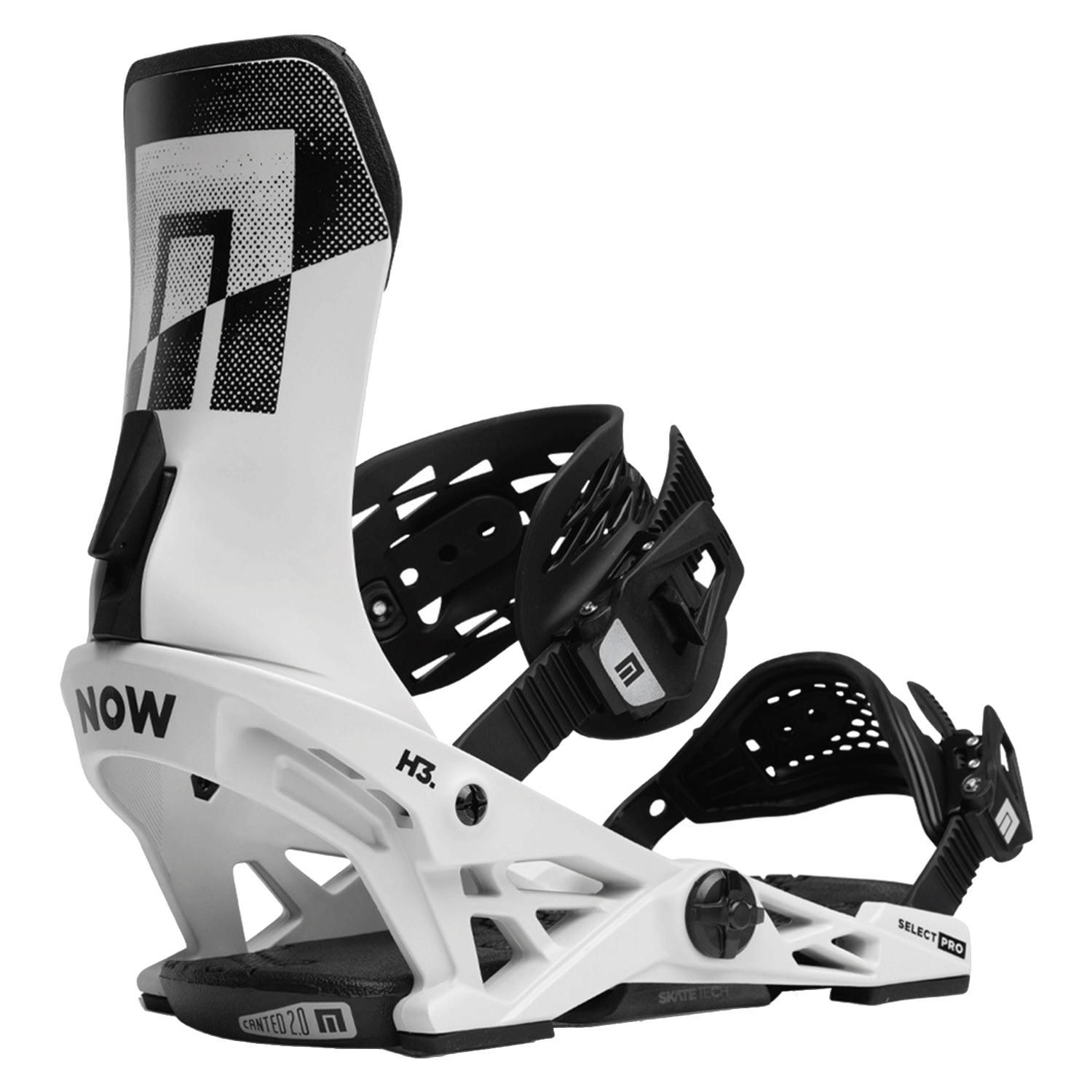 now x yes snowboard binding Now Men's Select Pro Snowboard Bindings 2024 Silver Grey – Pacific Boarder