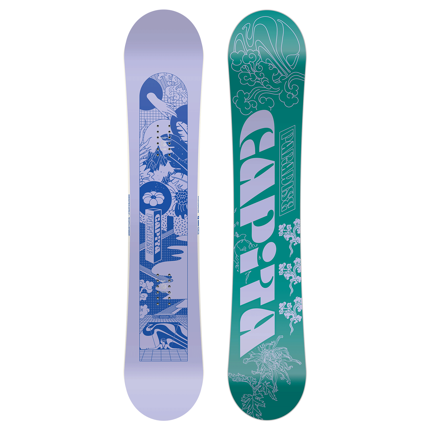 CAPiTA PARADISE 145 / FLUX バインディング付き CAPiTA PARADISE 145 / FLUX バインディング付き CAPITAキャピタ