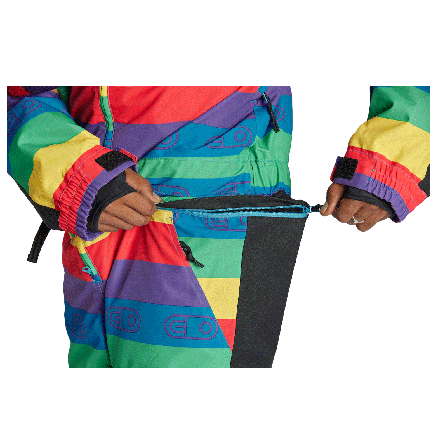 Airblaster Men's Kook One Piece Suit 2024 Rainbow Stripe – Pacific