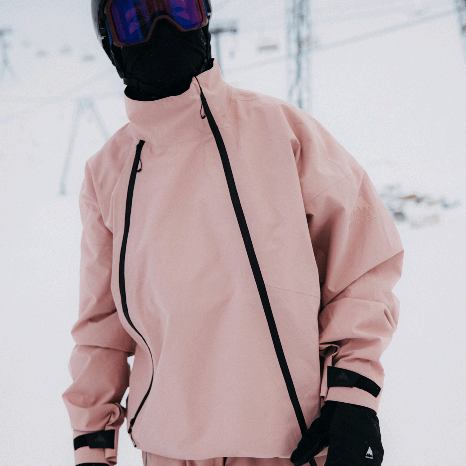 Burton Futuretrust 3L Anorak 2025 Shadow Pink – Pacific Boarder