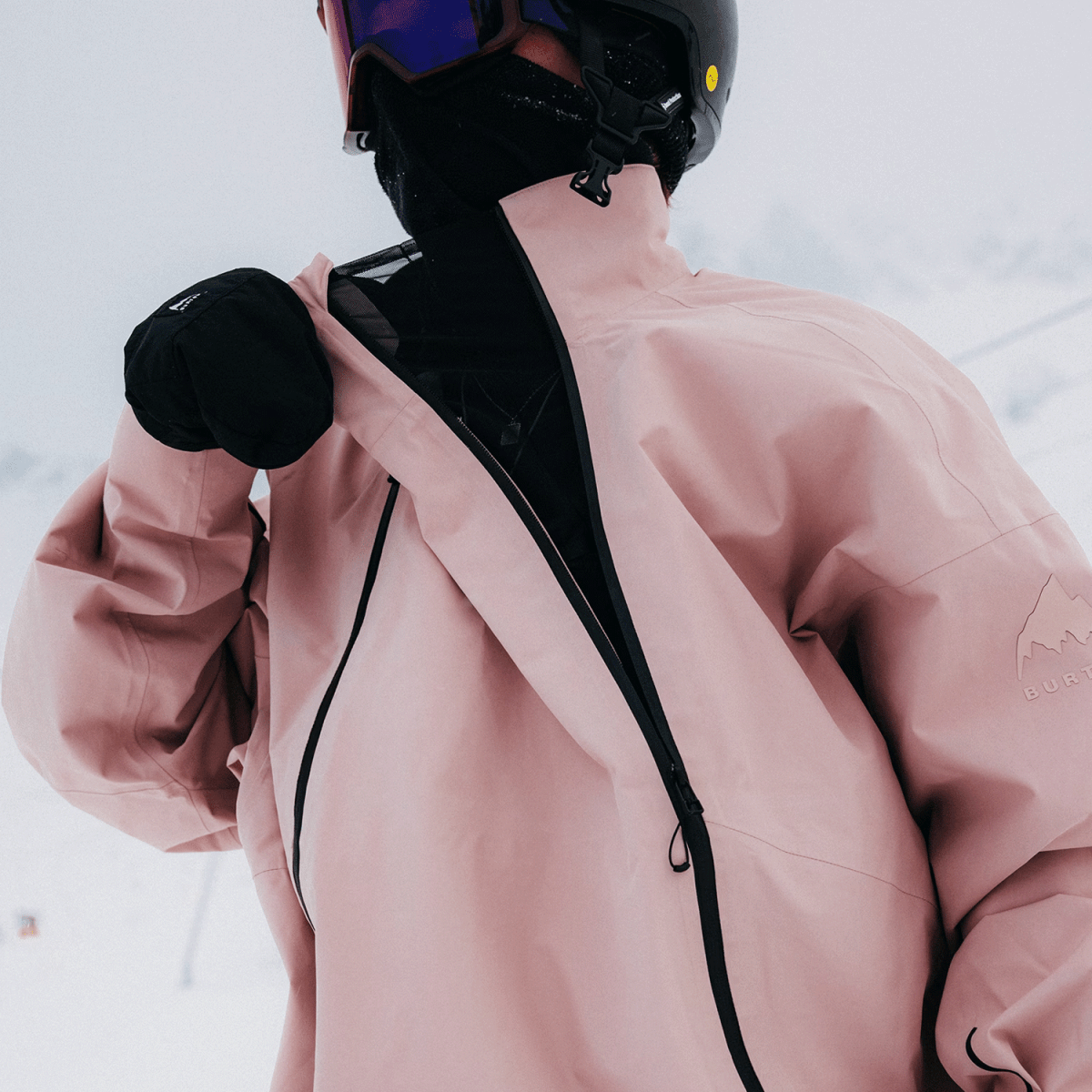 Burton Futuretrust 3L Anorak 2025 Shadow Pink – Pacific Boarder