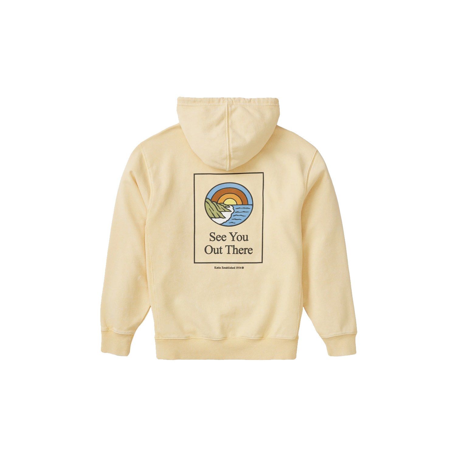 Katin Men's Coastal Hoodie Sun Yellow Sand Wash – Pacific Boarder