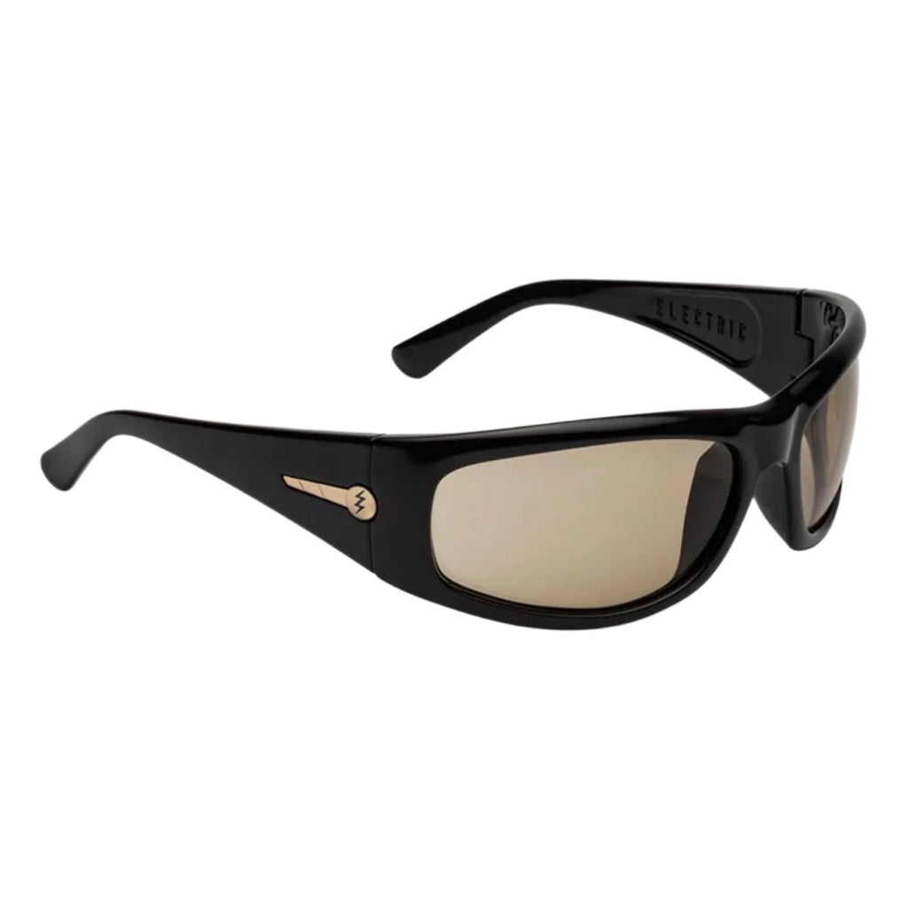 Electric Bolsa Sunglasses Gloss Black/Amber - Pacific Boarder