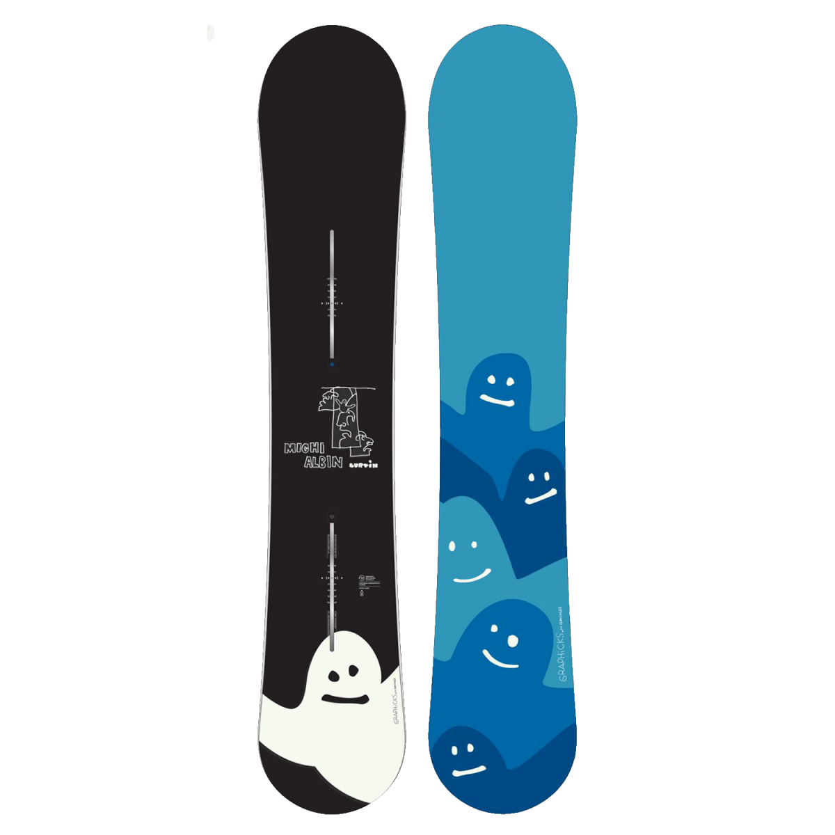 Burton Michi Albin Burtin Snowboard 2025 Blue – Pacific Boarder