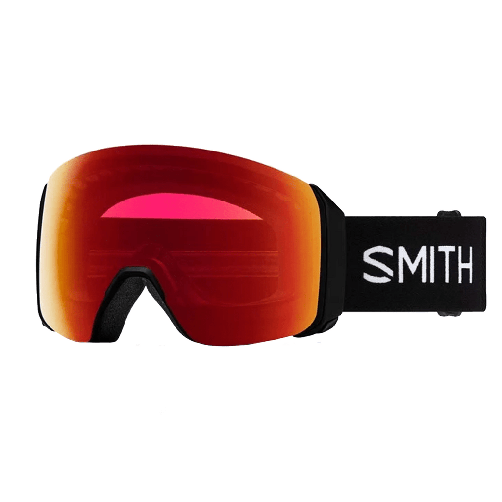 Smith 4D Mag XL Low Bridge Fit Goggles Black/ChromaPop Photochromic Red Mirror + Chromapop Storm Blue Sensor Mirror - Pacific Boarder