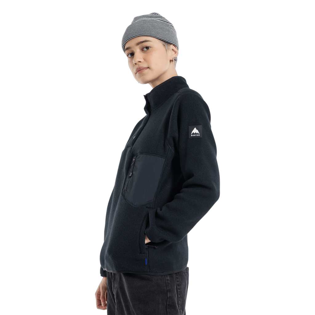 Burton Women's Cinder Pullover 2026 True Black - Pacific Boarder