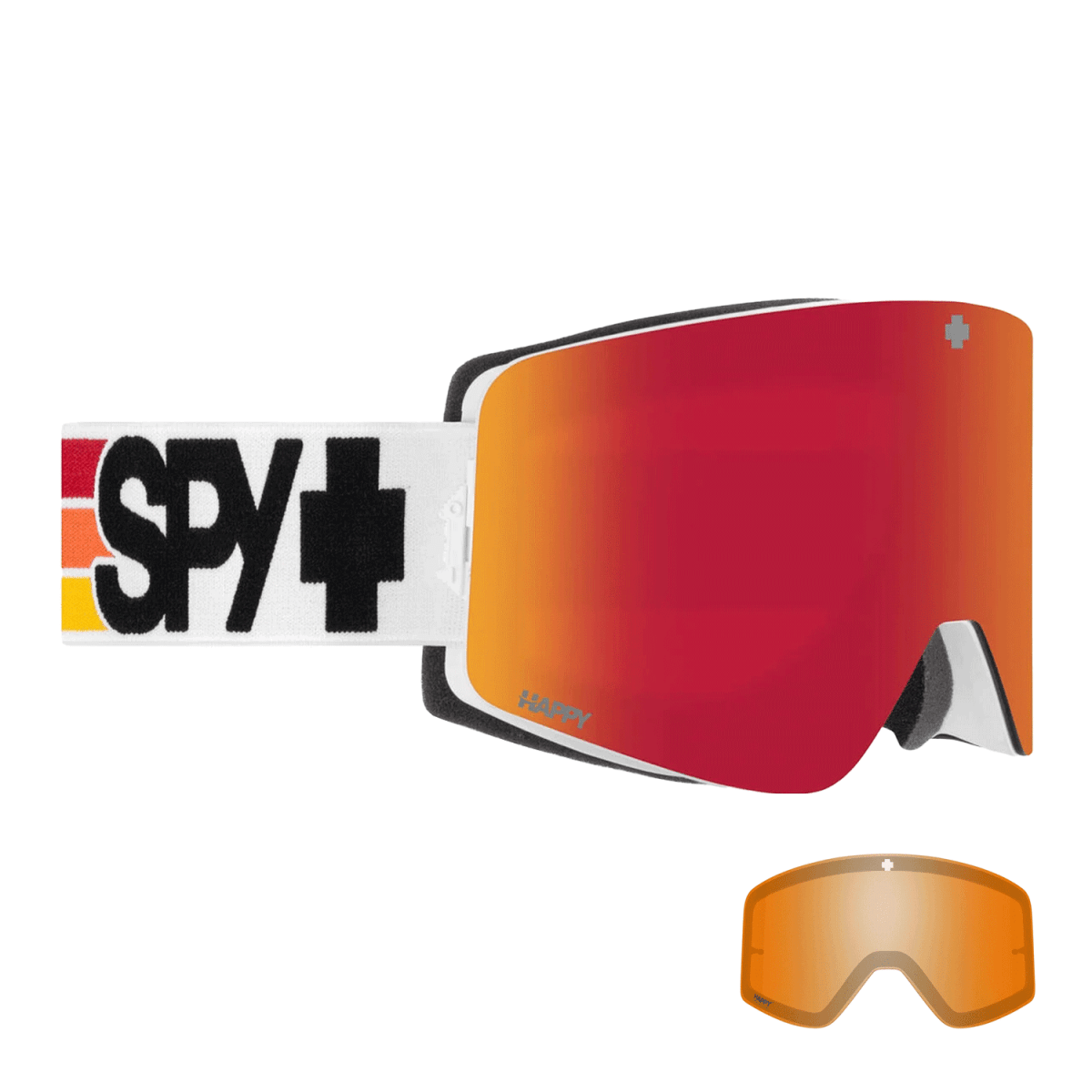 Spy Marauder Goggles Speedway Sunset/Happy Bronze Red Mirror + LL