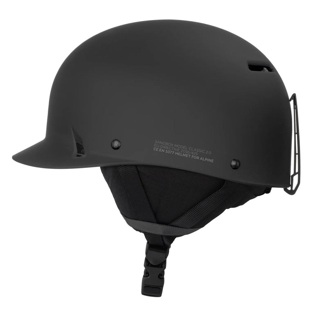 Sandbox Classic 2.0 Snow (Fit System) Helmet Black - Pacific Boarder