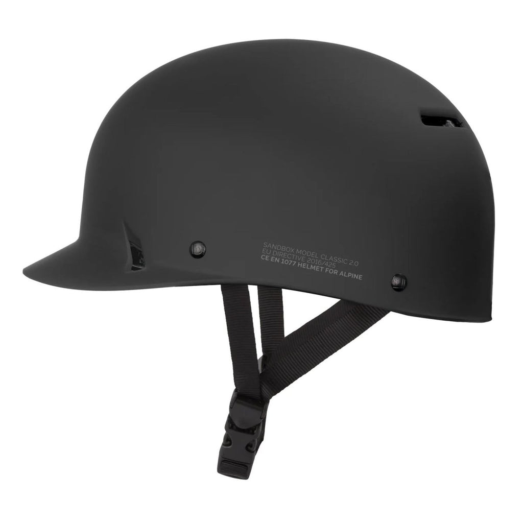 Sandbox Classic 2.0 Brain Bucket Helmet Black - Pacific Boarder