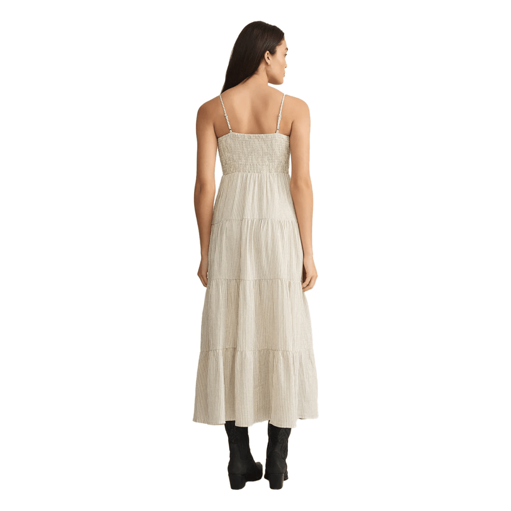 Z Supply Women's Balos Striped Maxi Dress Natural - Pacific Boarder