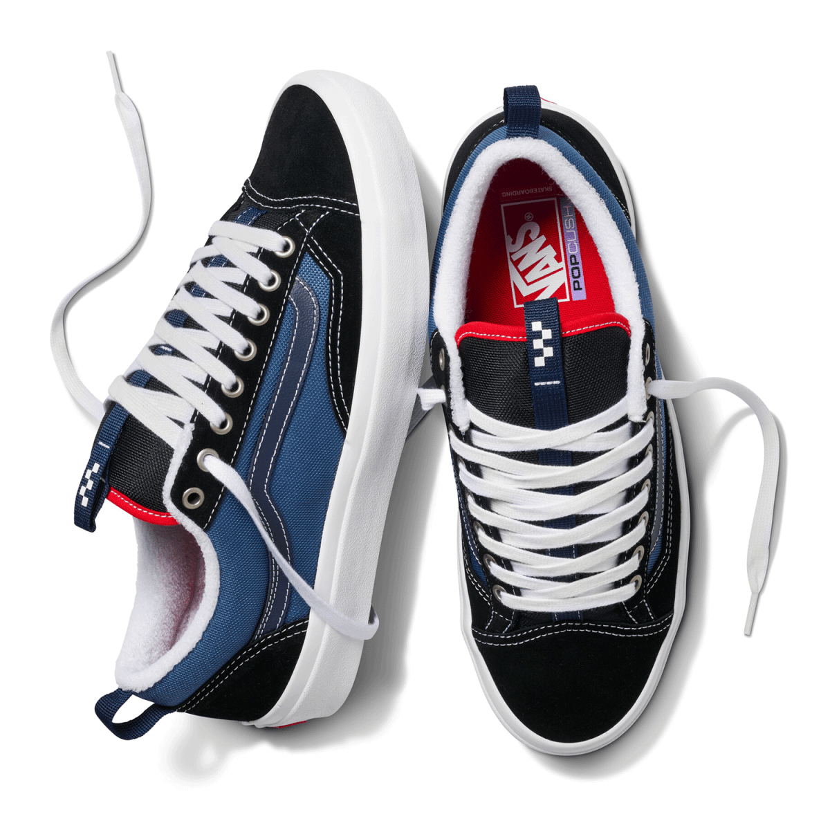 Vans Men's Skate Old Skool 36 Shoe Black/STV Navy – Pacific Boarder