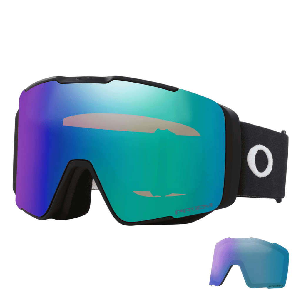 Oakley Line Miner Pro L Goggles Matte Black/Prizm Argon + Prizm Iridium - Pacific Boarder