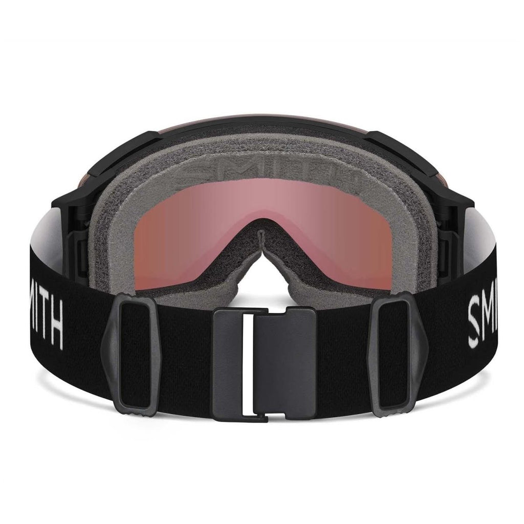 Smith I/O Mag Low Bridge Fit Goggles Black/ChromaPop Everyday Green Mirror + Chromapop Storm Blue Sensor Mirror - Pacific Boarder