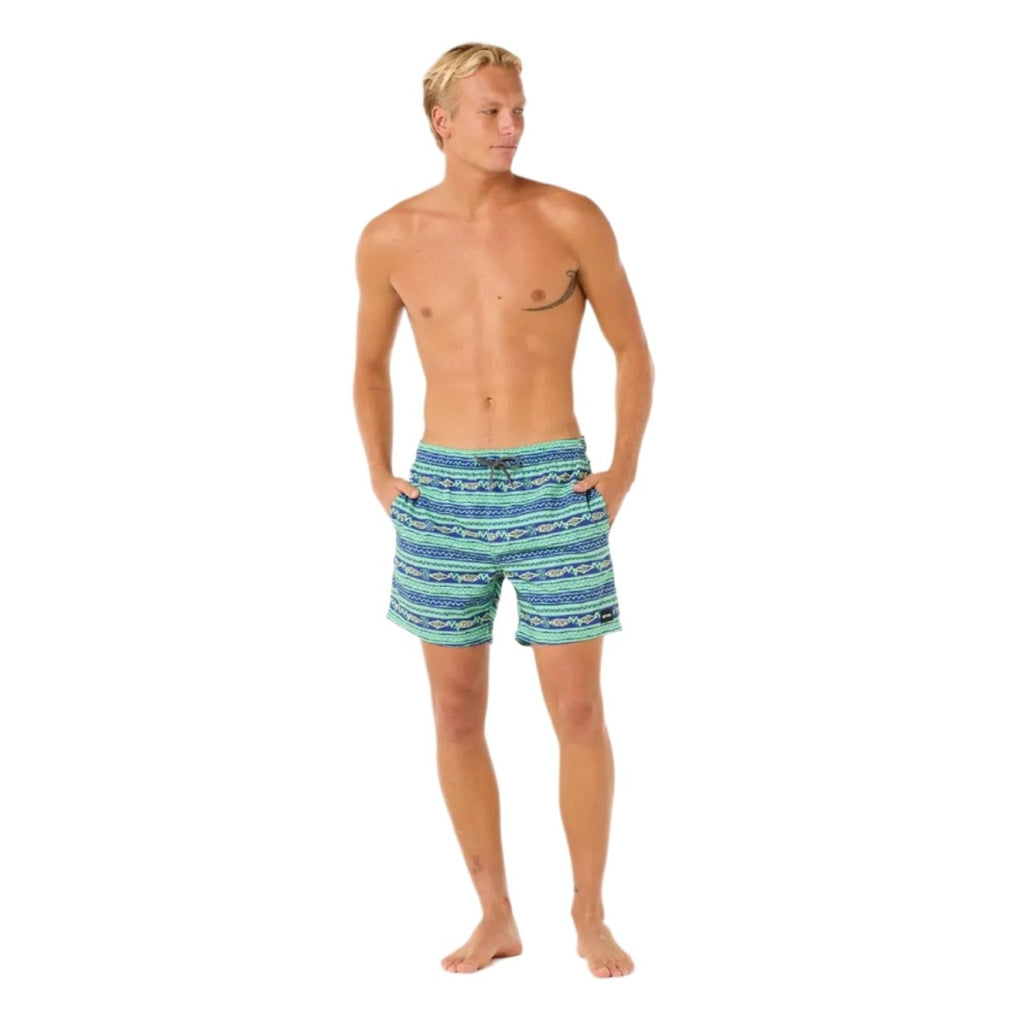 Rip Curl Men's Fun Times Volley Boardshort Neon Green - Pacific Boarder