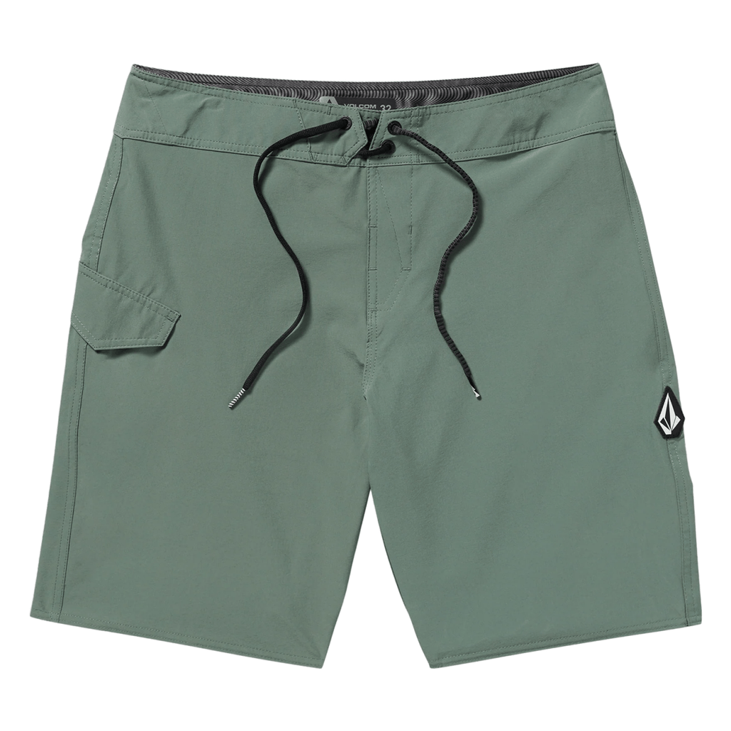 Volcom Men's Lido Solid Mod 20 Boardshort Light Olive - Pacific Boarder