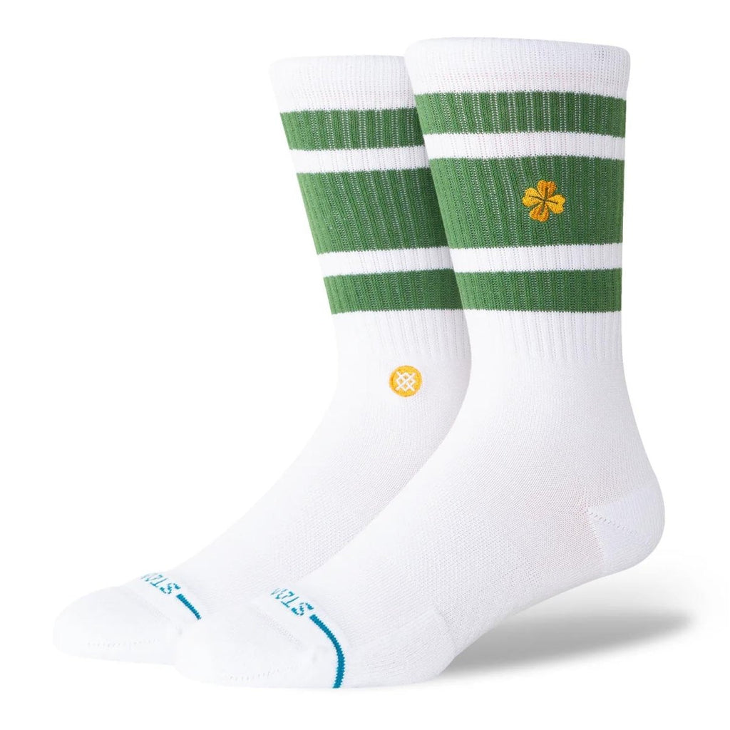 Stance Feelin Lucky Crew Sock Green - Pacific Boarder