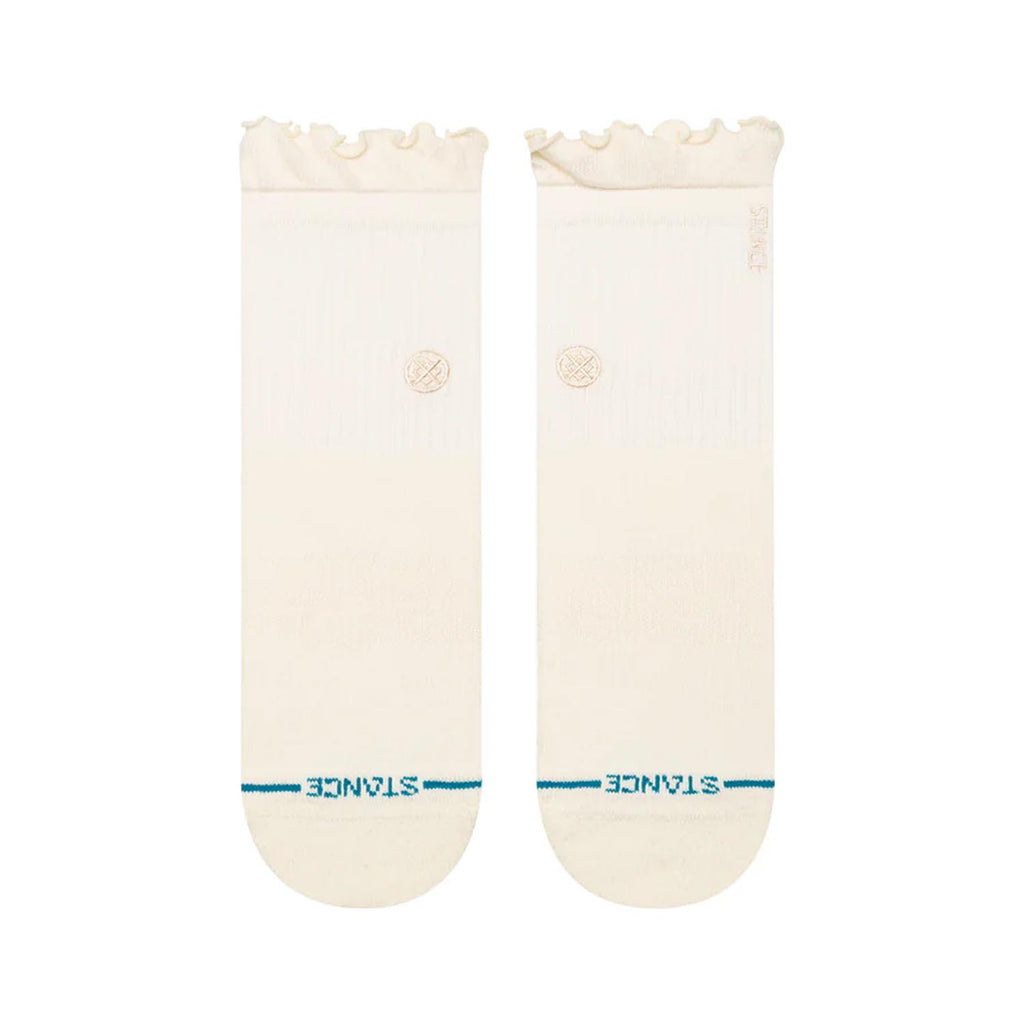 Stance Women's Ruffle Quarter Sock Canvas - Pacific Boarder