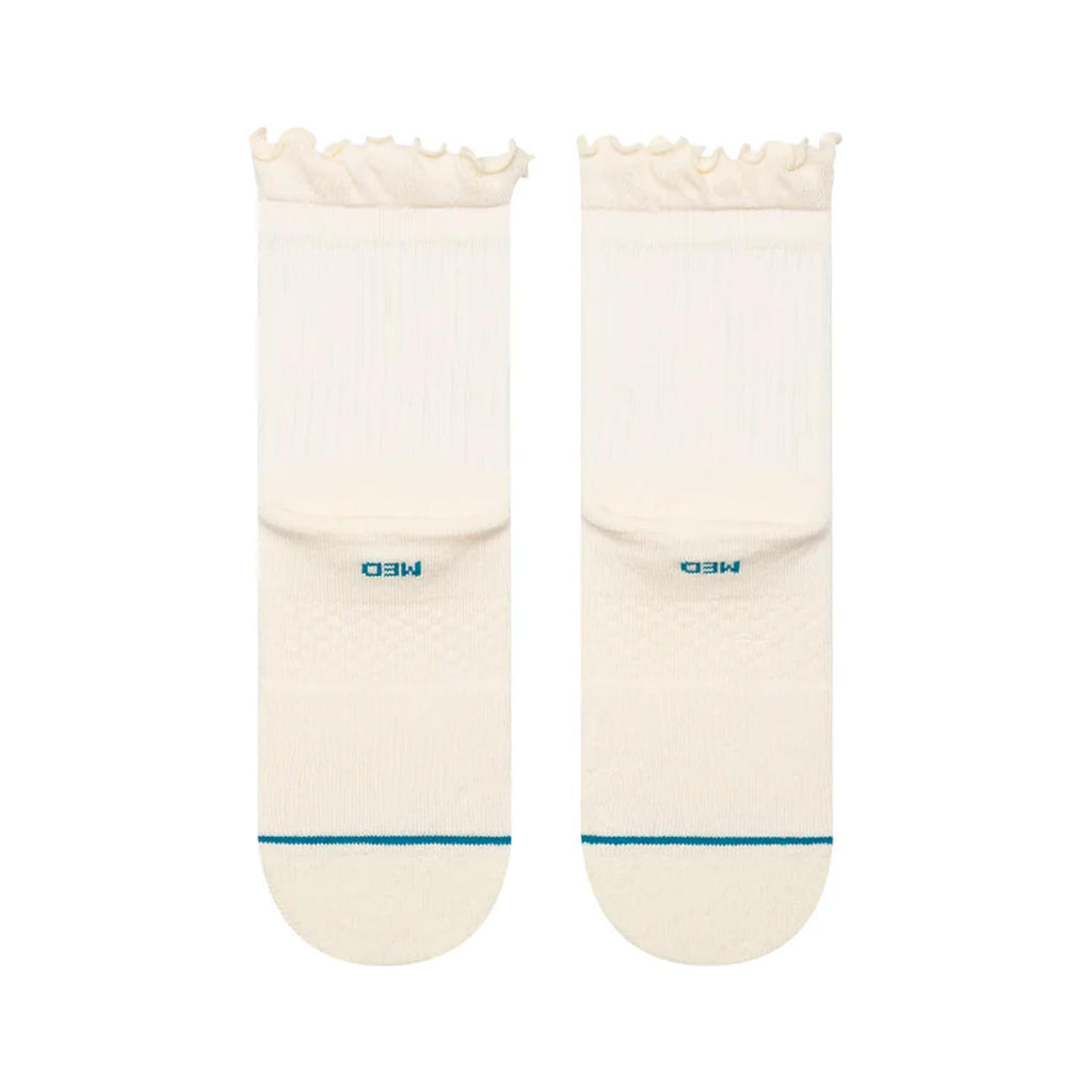 Stance Women's Ruffle Quarter Sock Canvas - Pacific Boarder