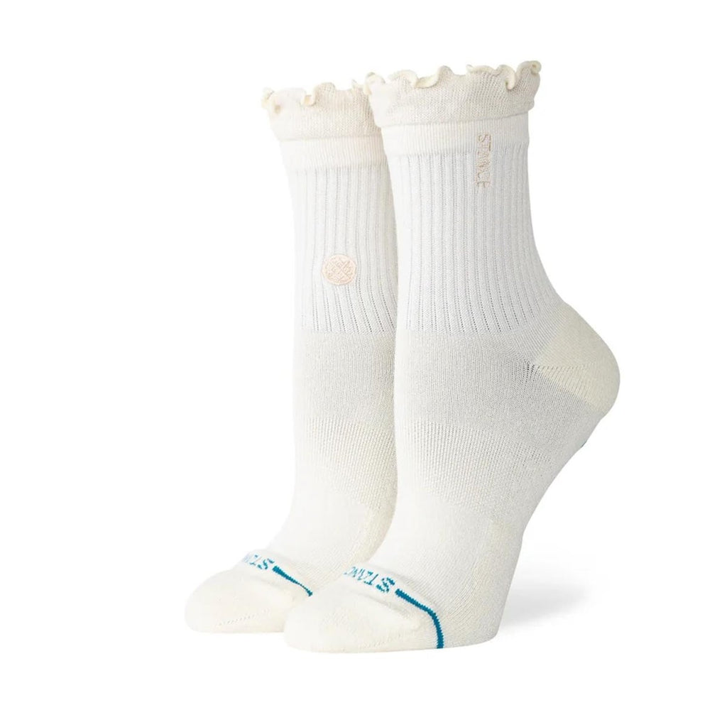 Stance Women's Ruffle Quarter Sock Canvas - Pacific Boarder