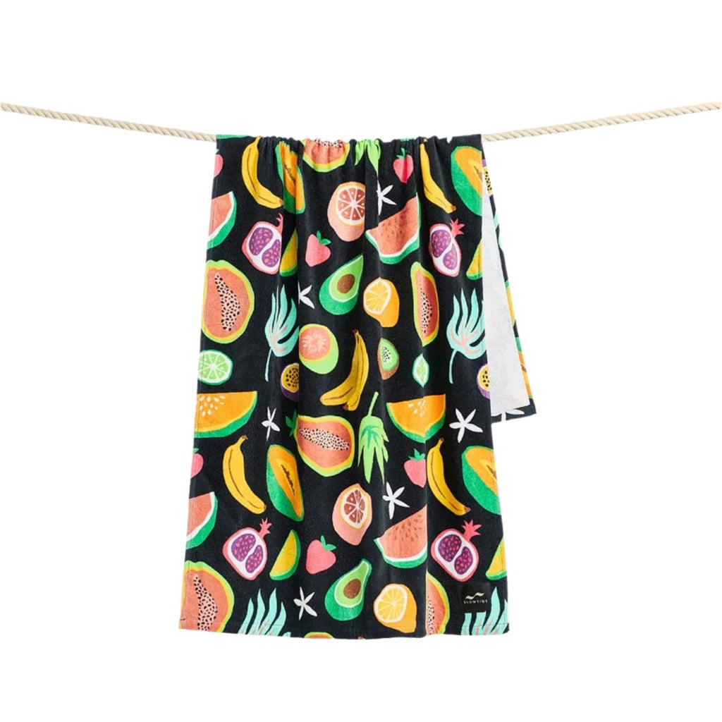 Slowtide Ripe Towel Black - Pacific Boarder