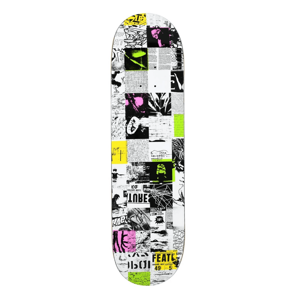 Quasi Patchwork Twin Skate Deck 8.375" - Pacific Boarder