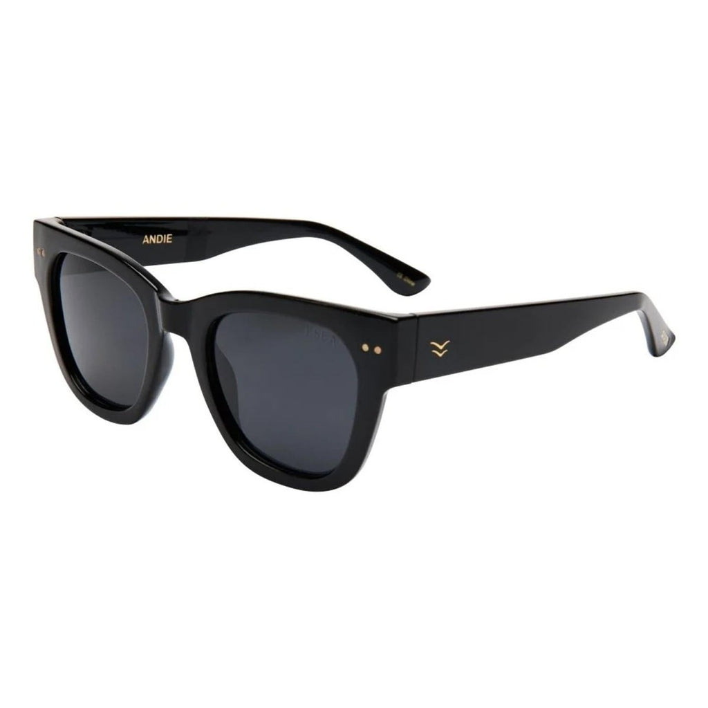 I - SEA Andie Sunglasses Black/Smoke Polarized - Pacific Boarder