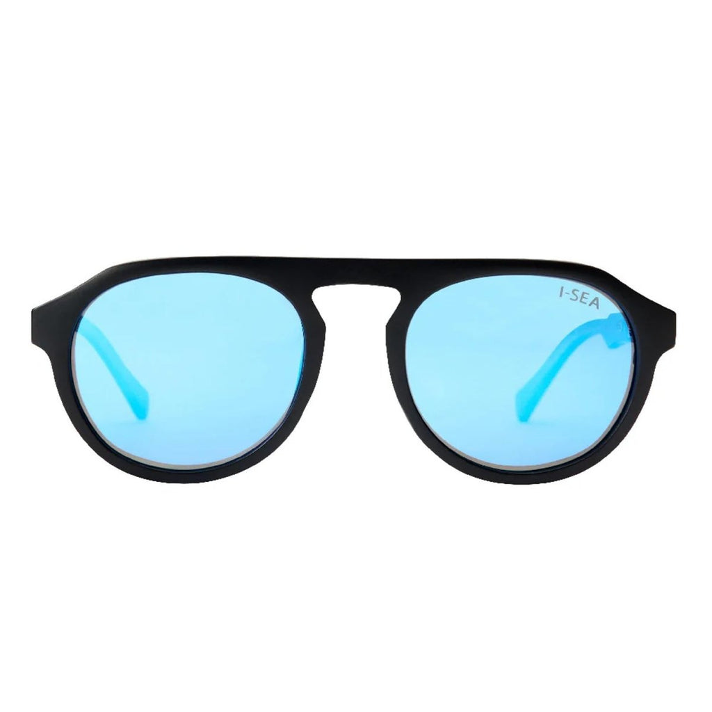 I - SEA Ivan Florence Sunglasses Florence Black/Blue Mirror Polarized - Pacific Boarder