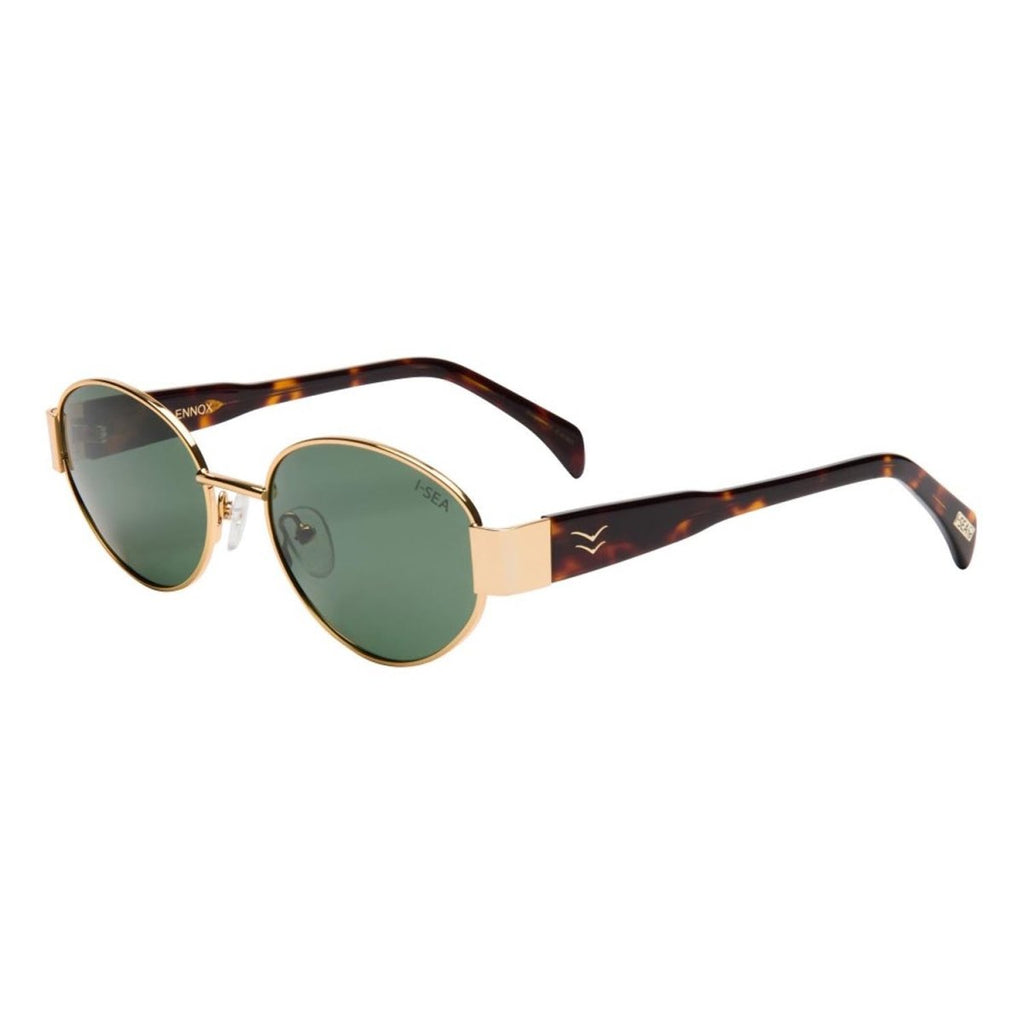 I - SEA Lennox Sunglasses Gold/Green Polarized - Pacific Boarder