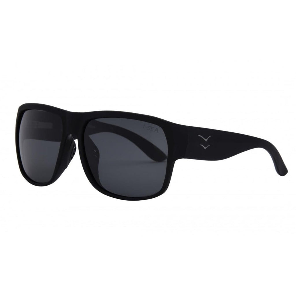 I - SEA Nick I Waterman Sunglasses Black/Smoke Polarized - Pacific Boarder