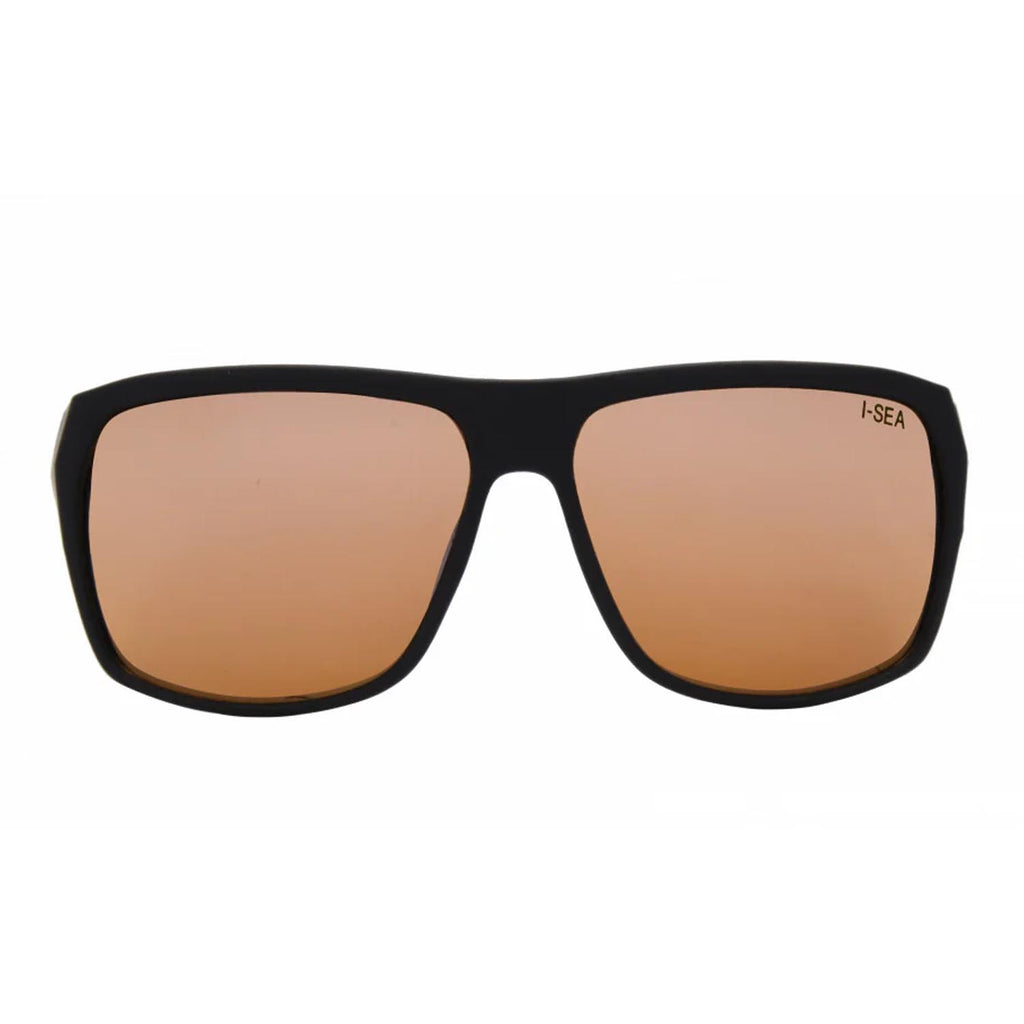 I - SEA Nick I Waterman Sunglasses Black Rubber/Copper Mirror Polarized - Pacific Boarder