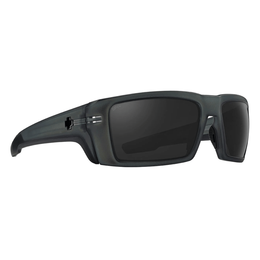 Spy Rebar ANSI RX Sunglasses Matte Translucent Gunmetal/Happy Gray Polar - Pacific Boarder
