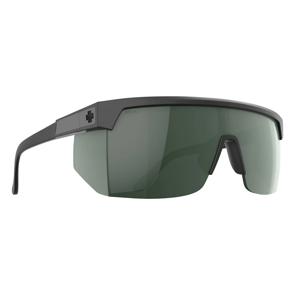 Spy Super Flynn ANSI Sunglasses Matte Black/Happy Gray Green - Pacific Boarder