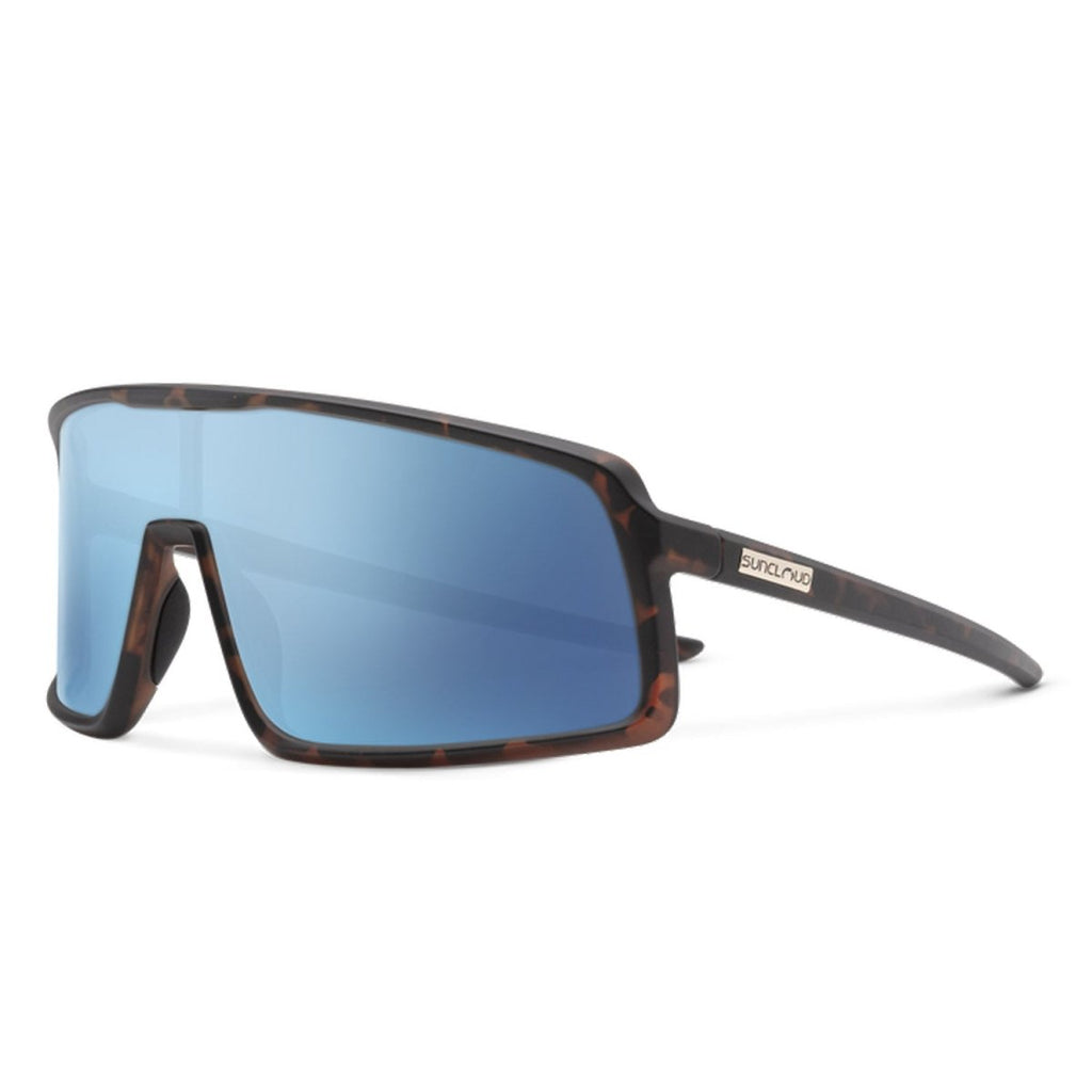 Suncloud Upshot Sunglasses Matte Tortoise/Polarized Aqua Mirror - Pacific Boarder