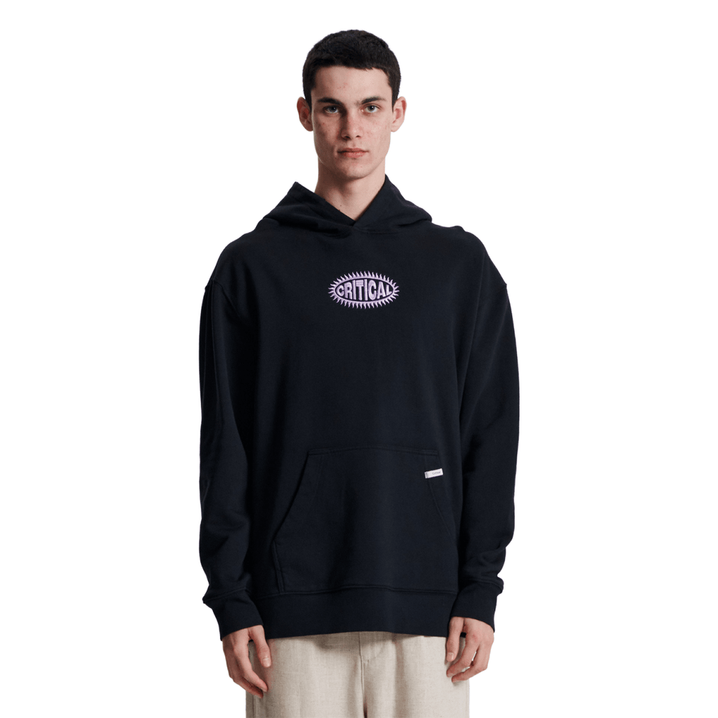 The Critical Slide Society Men's Burst Hoodie Vintage Black - Pacific Boarder
