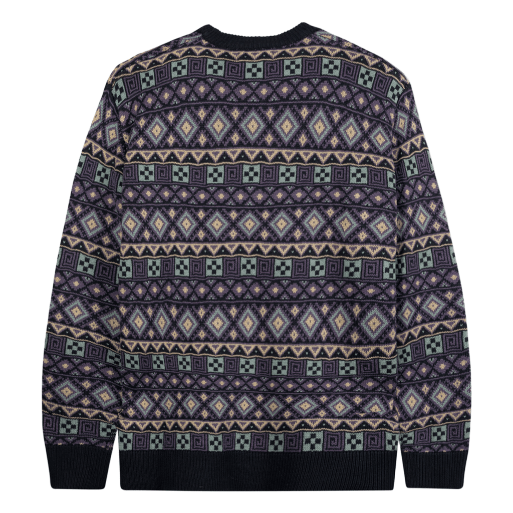 The Critical Slide Society Men's Dunstin Crew Knit Black - Pacific Boarder