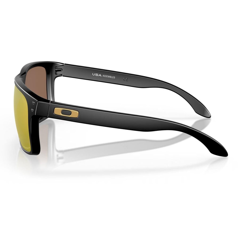 Oakley Holbrook Xl Sunglasses Matte Black/Prizm 24k Polarized - Pacific Boarder